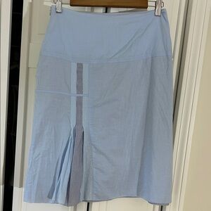 Ted Baker Blue Women's Skirt w Pleats size 2